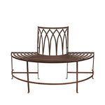 Outdoor Alberoni Tree Bench | Distressed Brown