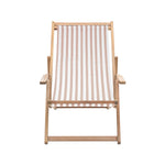 Outdoor Creta Deck Chair | Pink Stripe