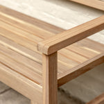 Outdoor Gerani Bench | Natural Acacia
