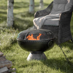 Outdoor Perano Fire Pit | Black Iron | 60cm