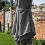 Outdoor Vazzano Cantilever Parasol | Grey | 3m