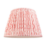 Pleated Fabric Ripple Shade | Coral Pink
