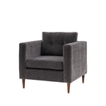 Whitwell Button Armchair | Charcoal