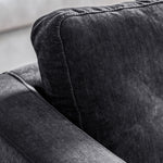 Whitwell Button Armchair | Charcoal