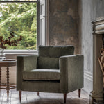 Whitwell Button Armchair | Forest