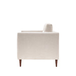 Whitwell Button Armchair | Light Grey