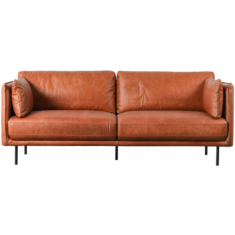 Wigmore Leather Sofa | Warm Brown