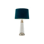 Winslet Hammered Glass Table Lamp | Teal