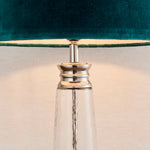 Winslet Hammered Glass Table Lamp | Teal