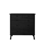 Wycombe Nordic 5 Drawer Chest | Black