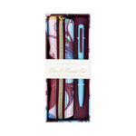 Marble Pen & Pouch Set