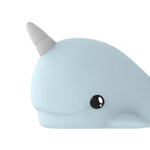 Colour Changing Narwhal Night Light | Blue | Medium