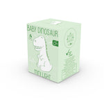 Colour Changing Night Light | White Dinosaur with Soft Green Mane | Mini