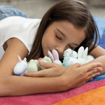 Colour Changing Night Light | White Dinosaur with Soft Green Mane | Mini