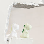 Colour Changing Night Light | White Dinosaur with Soft Green Mane | Mini