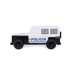 Colour Changing Night Light | Black & White Police Car with Stickers | Medium