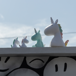 Colour Changing Night Light | Sky Blue Unicorn | Medium