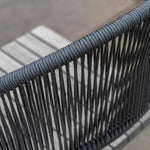 Outdoor Taranto Dining Chairs | Black & Grey | Set of 2