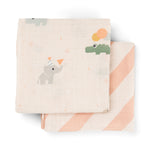 Burp Cloths | Celebration Powder | Set of 2