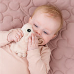 Pigee Tiny Sensory Rattle | Powder Pink