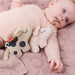 Pigee Tiny Sensory Rattle | Powder Pink