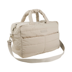 Quilted Changing Bag | Sand Beige