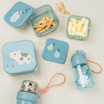 Straw Bottle | Tiny Farm Blue | 280ml