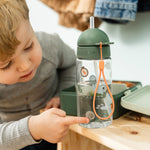 Straw Bottle | Tiny Trails Green | 350ml