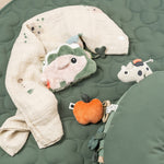 Tiny Farm Tummy Time Activity Pillow | Green