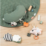 Tiny Farm Tummy Time Activity Pillow | Green