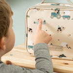 Tiny Insulated Lunch Bag | Tiny Farm Sand | 21cm