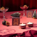 Sparkle Season 'Driving Home for Christmas' Tealights | Christmas Spruce | Set of 2