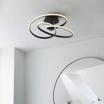 Dune Spiral Ceiling Light | Black