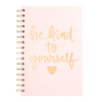Vegan Leather Spiral Journal | Be Kind To Yourself | 6x8"