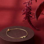Connected Hearts Bracelet | Gold Plated
