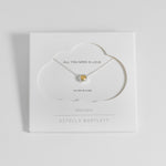 Heart Disc Bead Necklace | Gold & Silver Plated