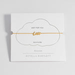 Signature 'Love' Bracelet | Gold Plated