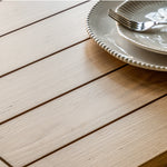 Eton Farmhouse Extending Dining Table | Natural