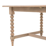 Artisan Bobbin Extending Rectangular Dining Table | Limewashed Oak