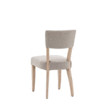 Eton Farmhouse Upholstered Dining Chairs | Natural | Set of 2