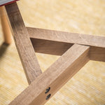 Blair Round Glass Coffee Table | Natural Oak