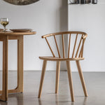 Craft Oak Dining Chairs | Natural | Set of 2