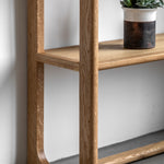 Craft Oak Open Display Unit | Natural | Tall