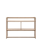 Craft Oak Open Display Unit | Smoked | Wide