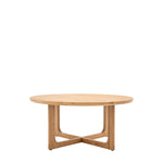 Craft Oak Round Coffee Table | Natural