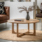 Craft Oak Round Coffee Table | Natural