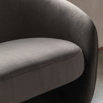 Curvo Retro 2 Seat Sofa | Espresso