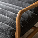 Datsun Boucle 2 Seat Sofa | Charcoal