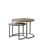 Douglas Chevron Nesting Coffee Tables | Set of 2
