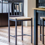 Eton Farmhouse Bar Stools | Meteor | Set of 2